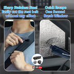 Seat Gap Filler Compatible with Kia Sportage.Deeper Than Standard Retail Models(7.5cm)|Added Cup Holder (2 Fixed Points) + Hooks + Charging Cable Port |2pcs Black| Free Window Break Hammer 1pcs|