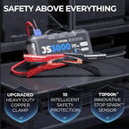 JS3000 12V 3000A Battery Booster Jump Starter Pack for Up to 9L Gas/ 7L Diesel Engines, Portable Car Battery Charger with