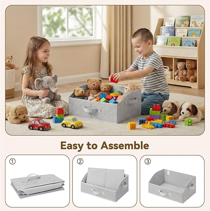 GRANNY SAYS Purse Organizer for Closet, Trapezoid Storage Bins, Closet Organizers and Storage, Decorative Storage Baskets for