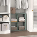 Furinno Cubic Closet Organizers and Storage, 4-Cube Closet Organizer, Open Shelf Closet Storage, Extra Thick Frame for Wardro