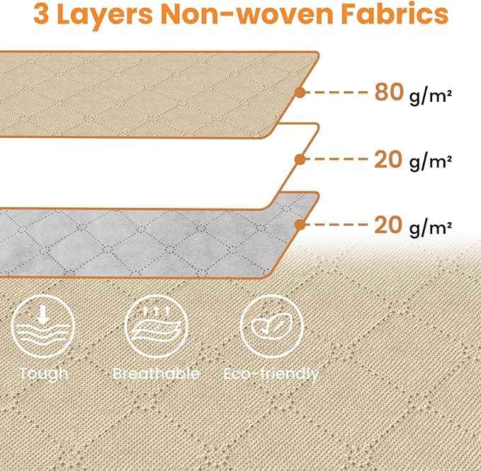 Fab totes 24 Gallons Clothes Storage, Foldable Thick Fabric Blanket Storage Bags, Containers for Organizing Bedroom, Closet, 