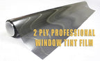 VViViD Complete Car Window Wrap 60% Smoke Tint Glass Vinyl Film 2-roll 30 inches x 60 inches Combo Pack