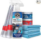 Chemical Guys Car Cleaning Kit Interior 9-Piece - Total Interior Cleaner, Sticky Icky Green Apple & Strawberry Detailing Gel,
