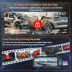 Car Camera - Dash Cam Front and Rear, 4K Dash Camera for Cars Built-in 5.8G WiFi GPS ADAS Dashcam,3.2" IPS Screen Dash Cam with Free 32GB Card,G-Sensor,Loop Recording,WDR,Night Vision Dashboard Camera