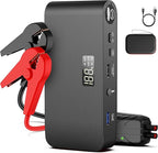 BOOKOO Car Battery Jump Starter 4000A,16000mAh Portable Battery Jumper Cables for Car 8L Gas 7L Diesel Engines,Jump Box with