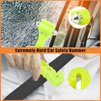 8PCS Car Window Breaker, Fluorescent Green Window Breaker Seatbelt Cutter, Car Safety Hammer with One Second Emergency Glass 