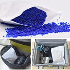 [Net Weight 16LBS] Blue Indicating Silica Gel Beads Desiccants - Rechargeable Desiccant Beads Silica Beads (Blue to Pink, 2 P