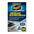 Meguiar’s Marine/RV Fiberglass Restoration System, M4965, 3-Piece Fiberglass Repair Kit with Oxidation Remover, High-Gloss Boat Polish and Wax, Christmas Gift Ideas for Car Dads