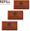Car Air Freshener Natural Essential Oil Scent, Odor Eliminator and Purifier, Vent Clip Air Freshener for Car (Refill - 3 Pack