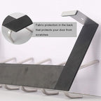 WEBI Over The Door Hook Door Hanger:Over The Door Towel Rack with 6 Hooks for Hanging Coats,Door Coat Hanger Towel Hanger Ove