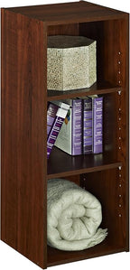 ClosetMaid Stackable 3-Shelf Storage Organizer, Dark Cherry
