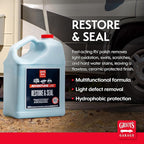 Griot's Garage Adventure Line Restore and Seal, Auto Detailing and Polishing for RVs, Campers, Boats, ATVs, Motorcycles, Works on Paint, Chrome, Steel and More, 10888, One Gallon