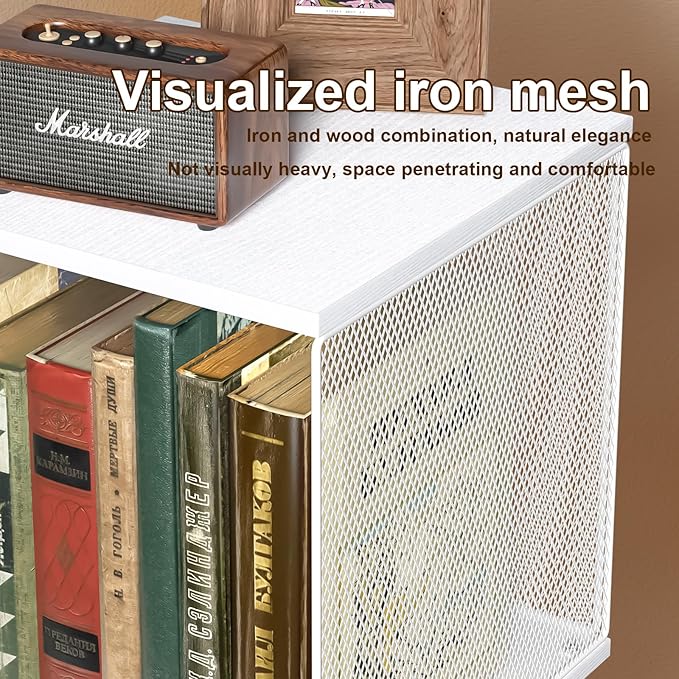 Dmevkic 2 Cube Organizer Bookshelves DIY Variable Stackable Cube Storage Organizer for Kid Bedroom,Living Room,Small Bookshel