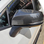 Tocatus Rearview Mirror Cover Side Mirror Protector for 2019 2020 2021 2022 2023 2024 Toyota RAV4, ABS Carbon Fiber 2pcs