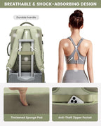 LOVEVOOK Large Travel Backpack for Women, TSA Carry on Backpack for Airplanes, 50L Personal Item Travel Bag for Women fits 17