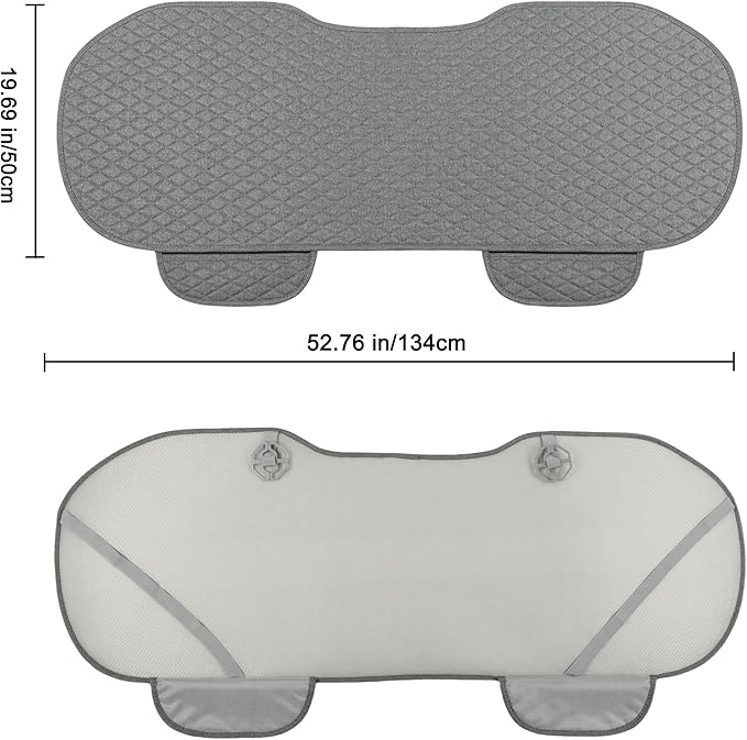 West Llama Linen Car Seat Covers,Bottom Seat Covers for Cars Include 1 Rear Bench Cover Universal Fits 90% Vehicles,SUVs,Cars