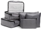 Brookstone Packing Cubes - 6 Piece Compression Packing Cubes for Travel Essentials - Luggage Sets Cube Storage Organizer Bags