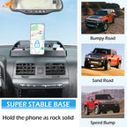 Aunginsy Center Console Dash Storage Tray with Magnetic Suction Phone Holder Compatible with Hummer H3 2005-2009, Dashboard Multi-Functional Mobile Phone Mount Storage Box Organizer Tray Accessories