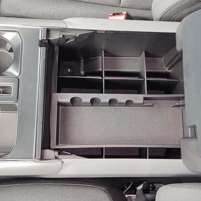 Vehicle OCD - Center Console Organizer for Ford F150 (Select 2024-2026 Models) (Full Console w/Bucket Seats ONLY) - Made in USA - SLX197