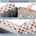File Organizer Box, Portable Tote Bag Hanging Filing Box Desktop File Folder Document Storage Organizer with Pockets and Hand