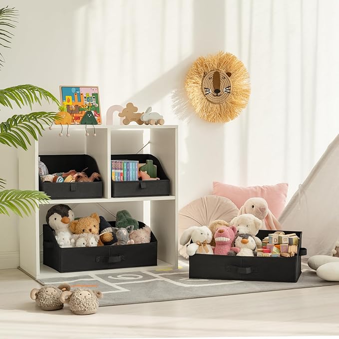 GRANNY SAYS Closet Organizer Bins, Trapezoid Storage Bin, Storage Baskets for Shelves, Collapsible Clothes Organizers and Sto