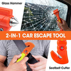 10 Pack Car Safety Hammer, Window Breaker Seatbelt Cutter 2-in-1, Auto Emergency Escape Tool Car Window Breaker Tool, Car Acc