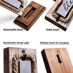 OKSQW Wall Wooden Cross with Wooden Base Christians Crosses Spiritual Religious Cross Christmas Wall Hanging Handmade Wood He