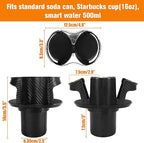 Double Cup Holder for Car, 2 in 1 Extra Cup Insert with Expandable Base, Multifunctional Extender Expander Adapter with Elast