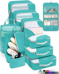 10 Set Packing Cubes for Travel, Gifts for Women Mom,Anti-Tearing Suitcase Organizer for Luggage with Shoe & Hanging Toiletry