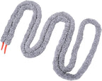 NEWISHTOOL 10 Ft Thicken Soak Rope for Window Tinting, Cars Glass Tint Film Installing Water Drying Absorbent Soak Shield Rope Automotive Windshield Car Door Window Cleaning Tool, Gray Microfiber Rope