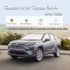 KMF Thicken Car Window Shades for Toyota RAV4 2019-2025 Accessories, 5th Gen RAV 4 Full Car Window Covers Sunshade for Windshield Side Rear,UV Block and Blackout Privacy for Car Camping Outdoor 8pcs