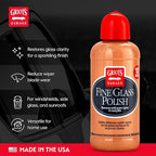 Griot's Garage Fine Glass Polish, Car Window, Windshield Polishing Cleaner for Automotive and Home, Removes Stains and Water Spots, 11017, 16 oz