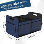 Femuar Car Trunk Organizer,Car Storage Organizer with 72L Large Capacity Waterproof Collapsible and 11 Pockets,Trunk Organize