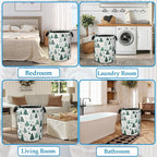 Christmas Tree Laundry Basket Woodland Collapsible Laundry Hamper Clothes Toy Storage Bin for Bathroom Bedroom Room Decor 16"