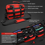 430 Piece First Aid Kit, Well-Organized Premium Waterproof Compact Trauma Medical Kits for Any Emergencies, Ideal for Home, O