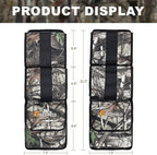 Truck Gun Rack（Set of 2）, Seat Back Gun Rack with Adjustable Straps, 600D Oxford Cloth, Universal Rifle Holder, PVC Coated, Secure Storage Pockets for Hunting Gear, Easy to Install Vehicle Gun Rack