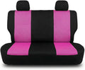 FH Group Automotive Rear Car Seat Covers for SUV, Trucks, Sedan and More - Universal Fit Rear Solid Bench Design Interior Acc