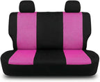 FH Group Automotive Rear Car Seat Covers for SUV, Trucks, Sedan and More - Universal Fit Rear Solid Bench Design Interior Acc