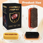 Luxiv 6Pcs Football Prep Kit, 6 in 1 Football Wax for Improved Tack Leather Football Conditioning Set for Enhanced Grip with 