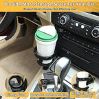 Center Console Cup Holder Compatible with BMW 3 Series 2005-2012 E90 E91 E92 E93 325i 320i 318i,Passenger Front Seat Center C