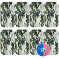 8Pcs 40g Rechargeable Gun Safe Dehumidifier, Blue to Pink Color Indicating Silica Gel Desiccant Canister - Camouflage,