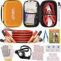 Car Roadside Emergency Kit with Battery Jumper Cables,Car Accessories for Men or Women,Automotive Safety Kit for Car,Vehicle,