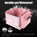LIBZAKI Car Trunk Storage Organizer, Collapsible Trunk Storage Box for Car Truck SUV-Pink