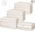 Comforter Storage Bag - Large Capacity Bedding Storage Bags Ultra Space Saving Self Compression Organizer, Washable Compressi