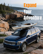 Snailfly Upgraded Roof Rack Cross Bars Fit for 2019-2026 Kia Telluride S SX SX-P EX Lockable Crossbars for Ski Kayak Bike Basket (Except X-Line and X-Pro)