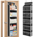 JARLINK Toy Stuffed Animal Storage, Over The Door Organizer W/Clear View Windows, 44lb Load, Baby Toy Storage Organizer for N