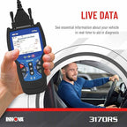 INNOVA 3170RS OBD1 & OBD2 Scanner, ABS Bleeder Scan Tool, OBD2 Diagnostic, Caliper Service, Brake Pad Life, Read/Erase ABS/SRS