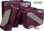 BAGAIL 6 Set Packing Cubes,Travel Luggage Packing Organizers