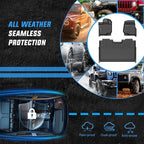 Nilight TPE Floor Mats for Ford F-150 F150 Lightning SuperCrew Cab Bucket Seats 2015 2016 2017 2018 2019 2020 2021 2022 2023 2024 2025 2026 All Weather Custom Fit Heavy Duty Floor Liners