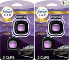 Febreze Car Mountain Scent Air Freshener Vent Clip,.07 oz,(Pack of 4)